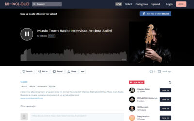 Music Team Radio Intervista Andrea Salini